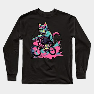 cat ride Long Sleeve T-Shirt